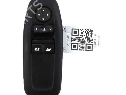 Used Left front window switch Left front window switch PEUGEOT 208 I (CA_, CC_) 1.2 VTI 82 (82 hp) 34433861 34433861