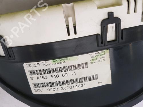 Instrument cluster MERCEDES-BENZ M-CLASS (W163) ML 350 | BP13673452C47 