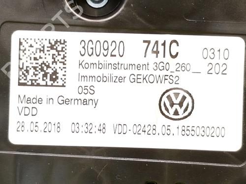 Instrument cluster VW PASSAT B8 (3G2, CB2) 1.6 TDI | BP15384589C47 