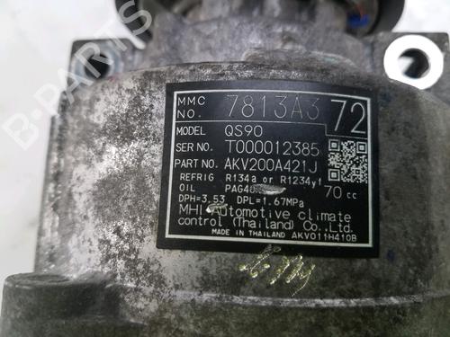 AC compressor MITSUBISHI OUTLANDER III (GG_W, GF_W, ZJ, ZL, ZK) 2.2 Di-D 4WD (GF6W) | BP15189793M34 