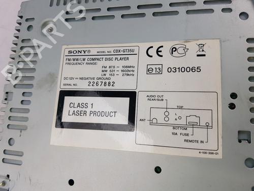 Radio PEUGEOT 206 Hatchback (2A/C) 1.4 HDi eco 70 | BP13676898E6 