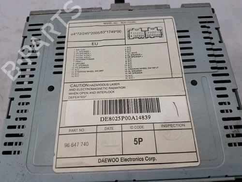 Radio CHEVROLET CAPTIVA (C100, C140) 2.0 D 4WD | BP13745838E6 