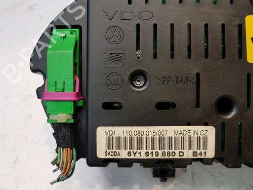 Instrument cluster SKODA FABIA I (6Y2) 1.9 TDI | BP15266425C47 