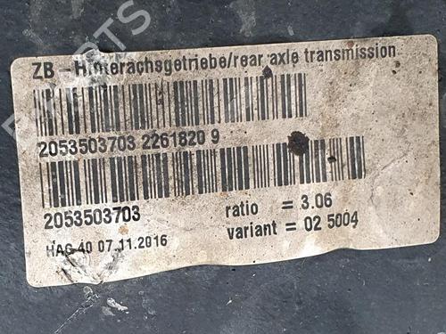 Differensial bakvogn MERCEDES-BENZ C-CLASS (W205) C 350 e (205.047) | BP30894997M24 