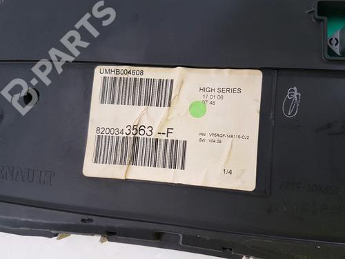 Instrument cluster RENAULT CLIO III (BR0/1, CR0/1) 1.5 dCi (BR17, CR17) | BP11121409C47 