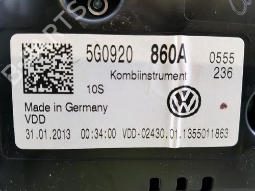 Instrument cluster VW GOLF VII (5G1, BQ1, BE1, BE2)  | BP12184259C47 