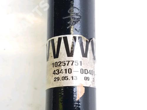 Right front driveshaft TOYOTA YARIS (_P13_) 1.5 Hybrid (NHP130_, NHP130) | BP10493497M39 