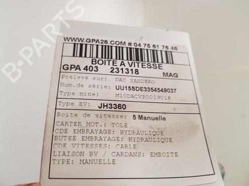 Gearbox DACIA SANDERO II 1.2 | BP10460295M3