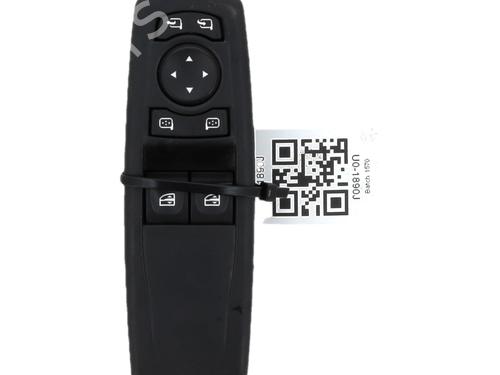 Used Left front window switch Left front window switch RENAULT MEGANE III Coupe (DZ0/1_) 1.5 dCi (DZ0B) (106 hp) 40114858 40114858