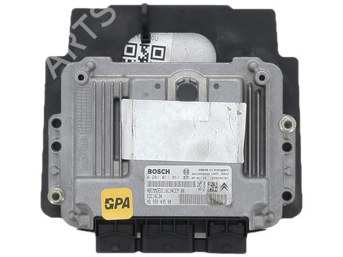 Engine control unit (ECU) CITROËN C4 I (LC_) 1.6 HDi | BP36380455M57 - Image 2