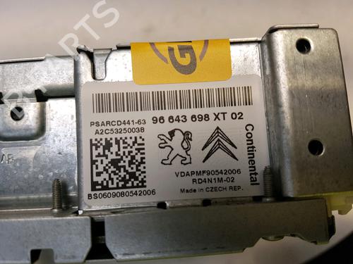 Radio PEUGEOT 207 (WA_, WC_) 1.6 HDi | BP15288843E6 