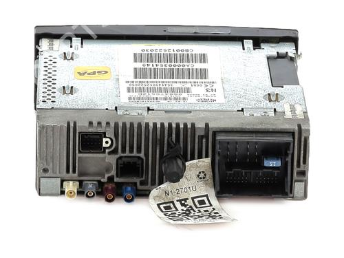 Used Radio CITROËN C5 III (RD_) 2.7 HDi (RDUHZJ) (204 hp) 26489473