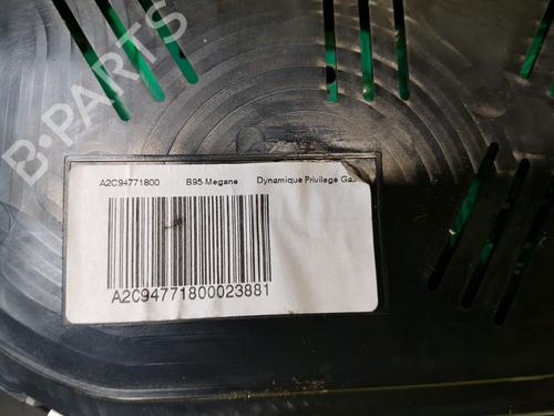 Instrument cluster RENAULT MEGANE III Hatchback (BZ0/1_, B3_) 1.2 TCe (BZ2B, BZ11) | BP15243612C47 