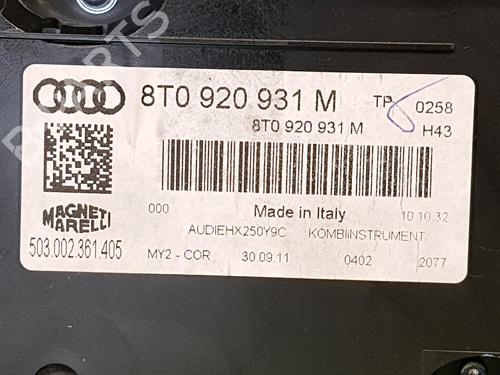 Instrument cluster AUDI A5 Sportback (8TA) 2.0 TDI | BP15814061C47 