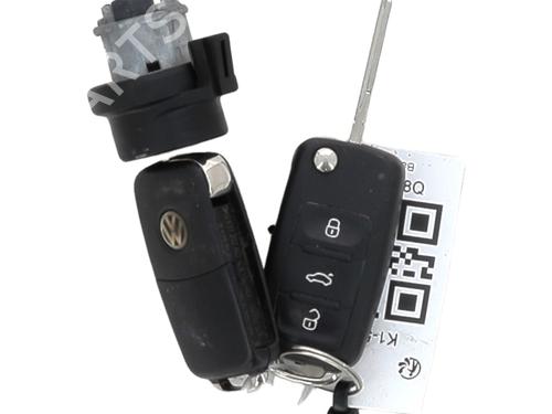 Rattlås /Tenningslås VW GOLF VI Convertible (517) 1.6 TDI (105 hp) 30503258