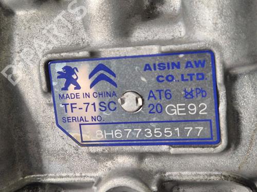 Gearbox PEUGEOT 2008 I (CU_) 1.2 THP 110 / PureTech 110 | BP38742274M3 - Image 5