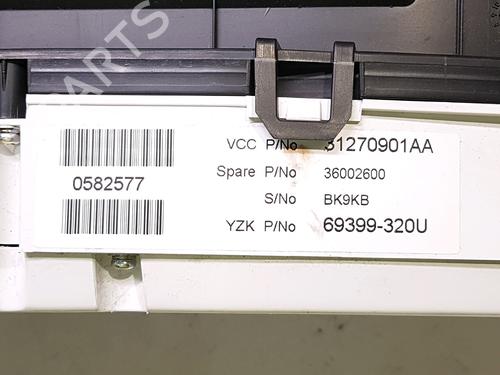 Instrument cluster VOLVO V60 I (155) D3 / D4 | BP15848327C47 