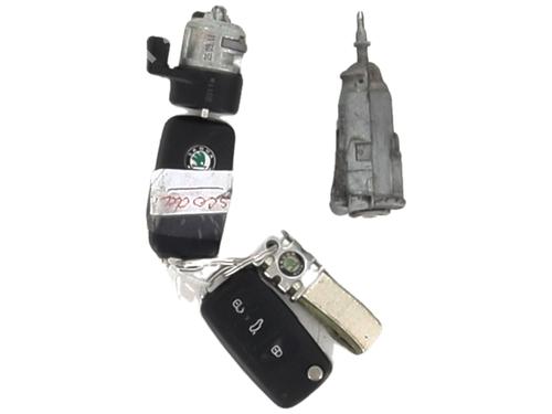 Used Ignition barrel SKODA FABIA II (542) 1.6 TDI (75 hp) 30917385