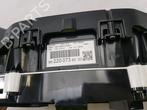 Instrument cluster CITROËN BERLINGO Box Body/MPV (K9) 1.6 BlueHDi 100 | BP13673195C47 