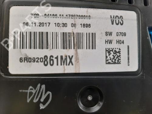 Instrument cluster VW POLO V (6R1, 6C1) 1.6 TDI | BP12227193C47 