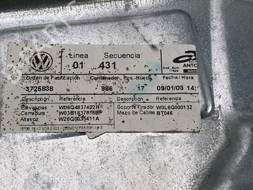 Front right window mechanism VW POLO IV (9N_, 9A_) 1.9 SDI | BP29346597C23 