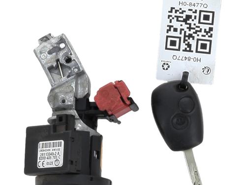 Used Ignition barrel RENAULT TWINGO II (CN0_) 1.5 dCi (CN0E) (64 hp) 28486820