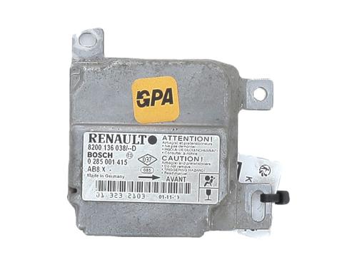 ECU airbags RENAULT CLIO II (BB_, CB_)  | BP27552989M53 