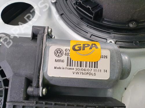 Front right window mechanism VW TRANSPORTER T5 Van (7HA, 7HH, 7EA, 7EH) 2.5 TDI | BP27909987C23