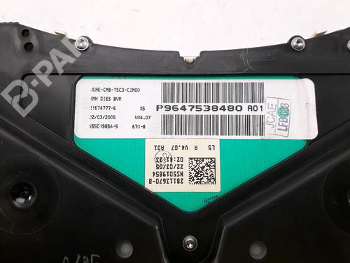 Instrument cluster PEUGEOT 307 (3A/C) 1.6 HDi | BP10447602C47 