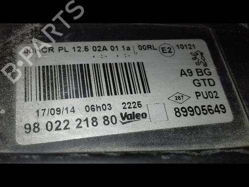 Left headlight PEUGEOT 208 I (CA_, CC_) 1.4 HDi | BP29226337C28 