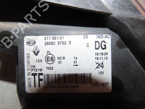 Used Left headlight Left headlight RENAULT TWINGO III (BCM_, BCA_) 0.9 TCe 90 (BCM9, BCM2) (90 hp) 33136473 33136473