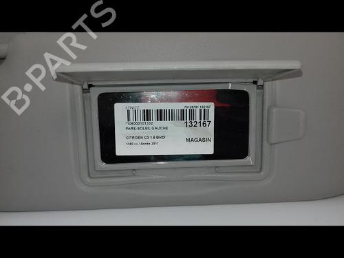 Left sun visor CITROËN C3 III (SX) 1.6 BlueHDi 75 | BP16741216I1