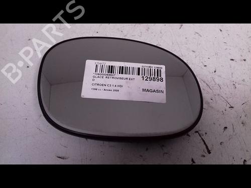 Used Right mirror glass CITROËN C3 I (FC_, FN_) 1.4 HDi (68 hp) 14887817