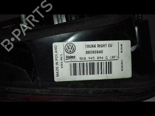 Right tailgate light VW GOLF VI (5K1) 1.4 | BP19391425C80 