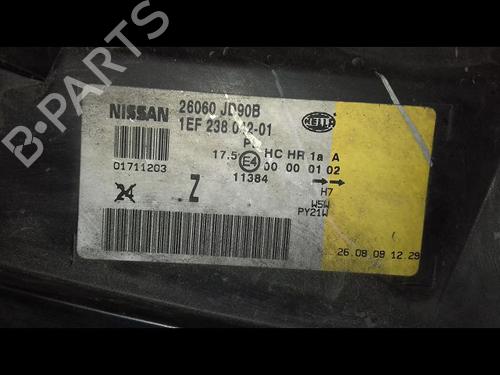 Used Left headlight NISSAN QASHQAI I (J10, NJ10) 1.5 dCi (103 hp) 29216856