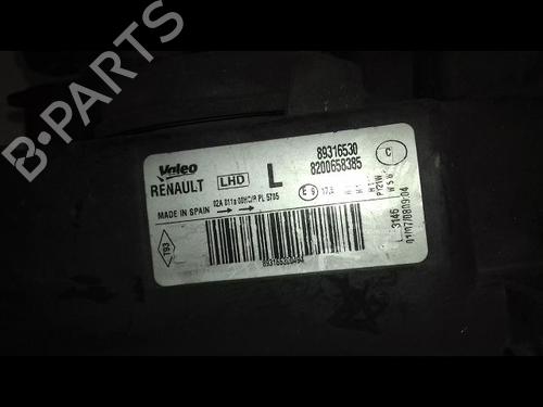 Left headlight RENAULT MODUS / GRAND MODUS (F/JP0_) 1.5 dCi (FP0F, JP0F) | BP29226339C28