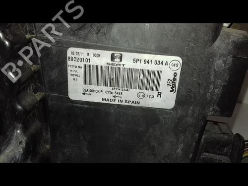 Right headlight SEAT ALTEA (5P1) 1.6 TDI | BP29226219C29 