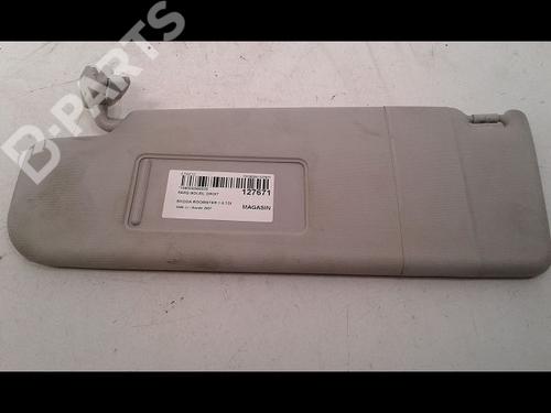 Used Right sun visor SKODA ROOMSTER (5J7) 1.9 TDI (105 hp) 8972760