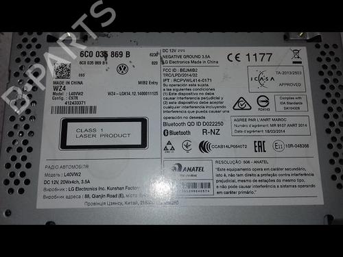 Display monitor VW POLO V (6R1, 6C1) 1.2 TSI 16V | BP27856281C48