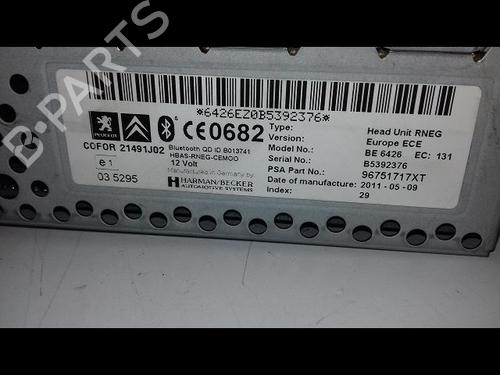 Used Radio CITROËN DS3 (SA_) 1.6 VTi 120 (120 hp) 16956171