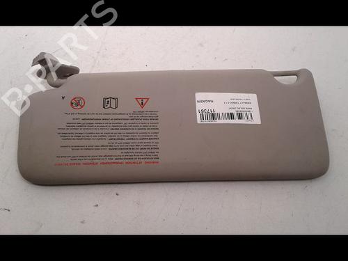 Used Right sun visor RENAULT TWINGO II (CN0_) 1.2 16V (CN0K, CN0V, CN0A) (76 hp) 15200508