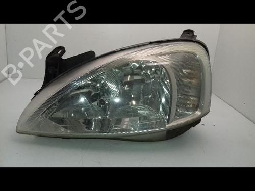 Used Left headlight OPEL CORSA C (X01) 1.7 DTI (F08, F68) (75 hp) 18601899