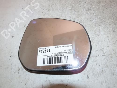 Spejlglas højre Spejlglas højre PEUGEOT 3008 I MPV (0U_) 1.6 HDi (112 hp) 34255437 34255437
