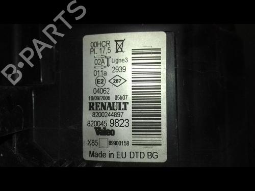 Used Right headlight Right headlight RENAULT CLIO III (BR0/1, CR0/1) 1.2 16V (BR02, BR0J, BR11, CR02, CR0J, CR11) (75 hp) 34106123 34106123