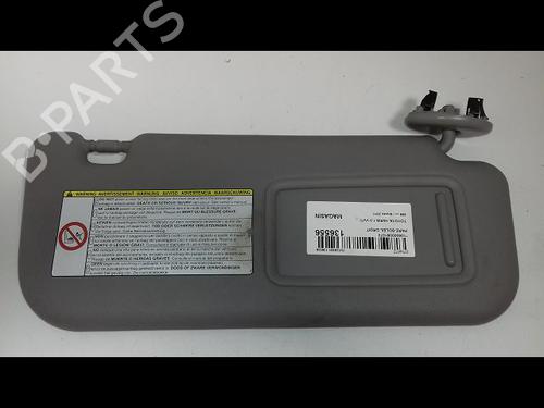 Used Right sun visor TOYOTA YARIS (_P9_) 1.0 VVT-i (KSP90_, KSP90R) (69 hp) 14955113