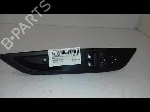 Used Left front window switch PEUGEOT 208 II (UB_, UP_, UW_, UJ_) 1.2 PureTech 75 (75 hp) 29225451