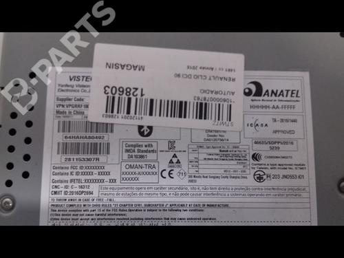 Radio RENAULT CLIO IV (BH_) 1.5 dCi 90 | BP10913689E6 