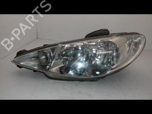 Used Left headlight PEUGEOT 206 Hatchback (2A/C) 1.4 16V (88 hp) 30950159