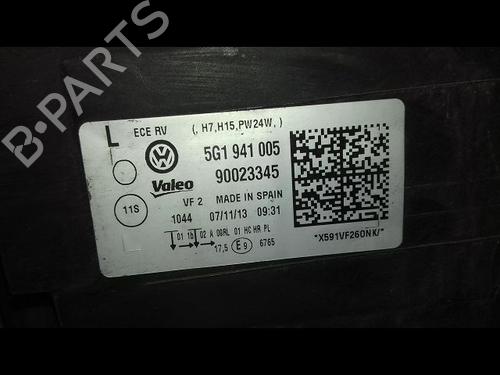 Venstre forlygte VW GOLF VII (5G1, BQ1, BE1, BE2) 1.6 TDI | BP30950146C28