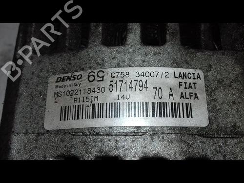 Used Alternator Alternator FIAT PUNTO (188_) 1.2 60 (188.030, .050, .130, .150, .230, .250) (60 hp) 23194576 23194576